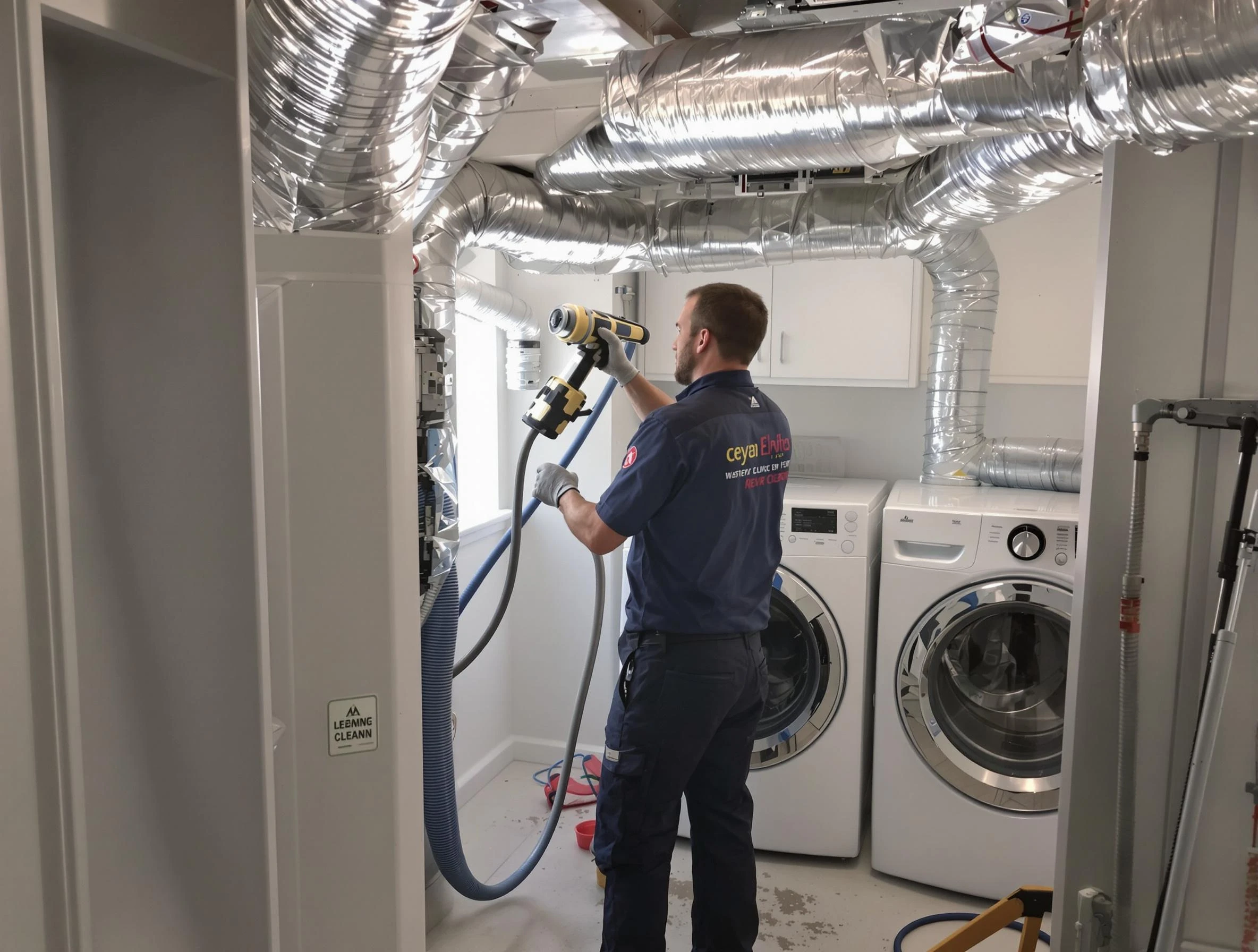 Fort Lupton Dryer Vent Cleaning specialist using advanced equipment for thorough duct cleaning in Fort Lupton
